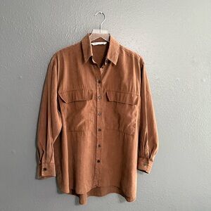 Zara Oversized Boxy Button Down Size M